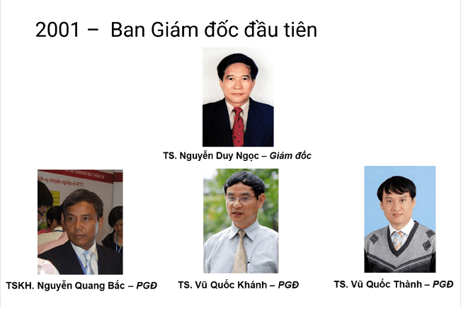 Ban Giám đốc đầu tiên